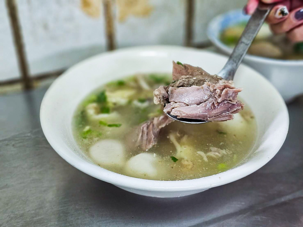 新竹美食,中央市場糯米水餃