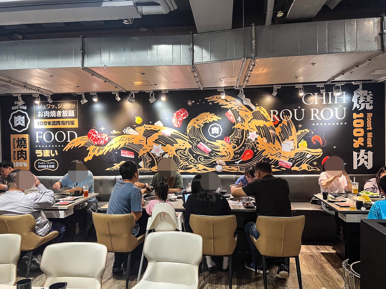 桃園和牛吃到飽,吃肉肉燒肉専門店