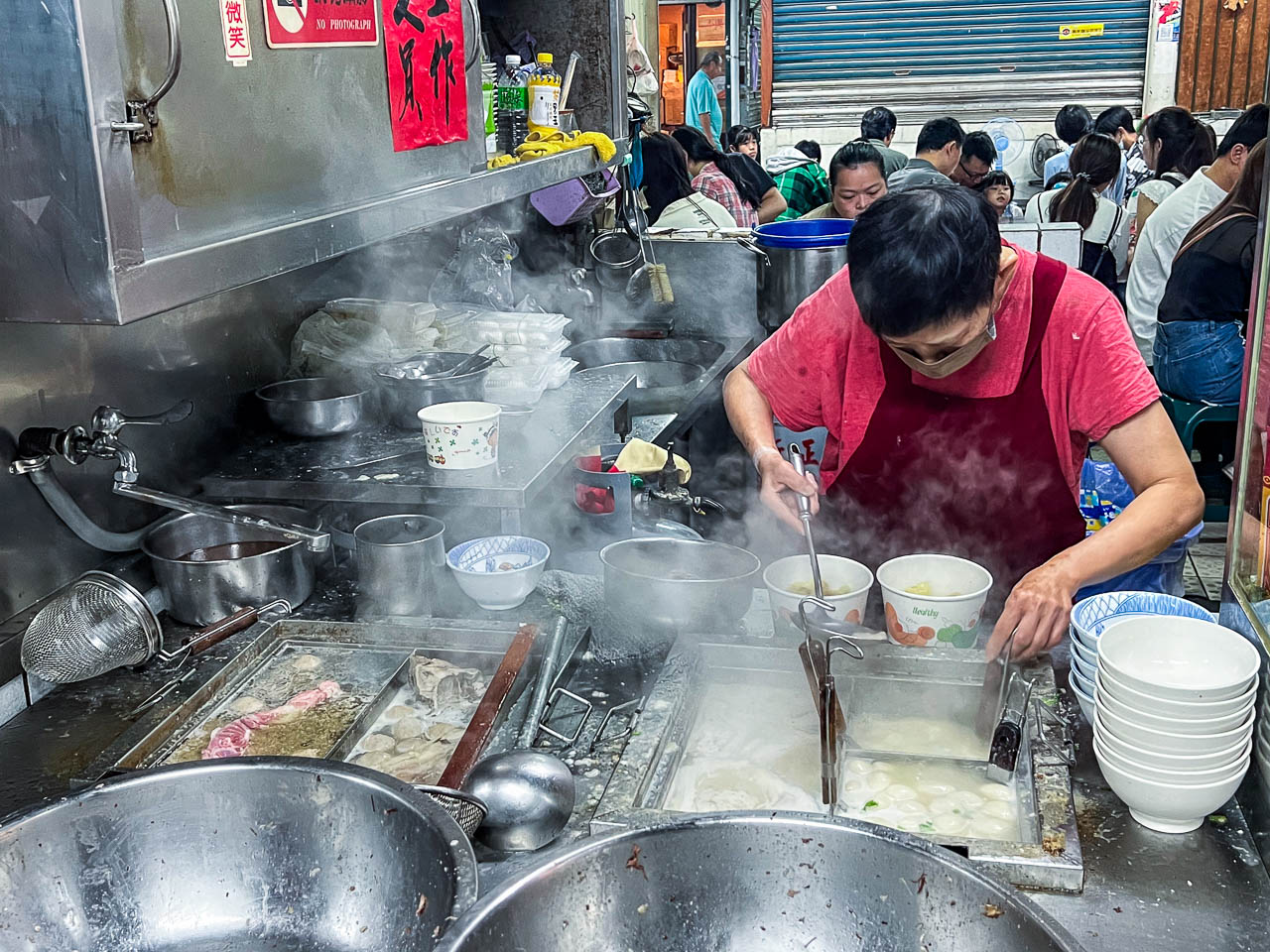 新竹美食,中央市場糯米水餃