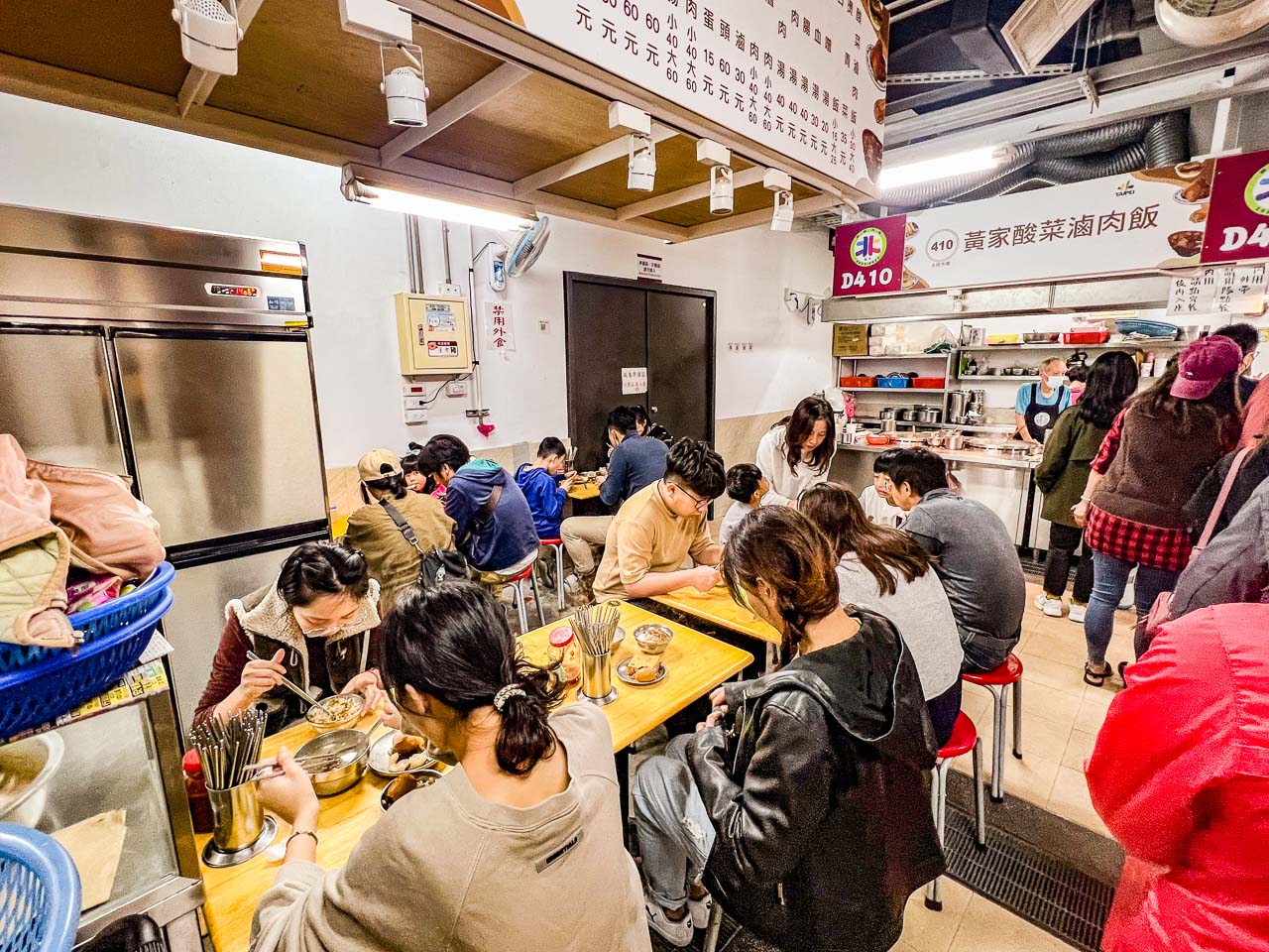 北投中繼市場美食,黃家酸菜滷肉飯