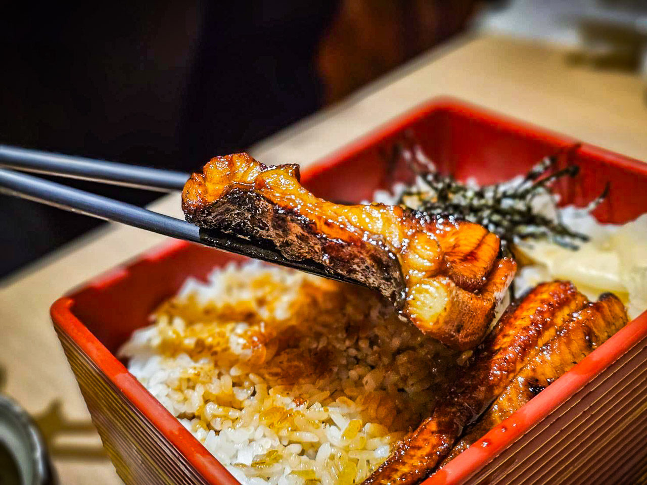 台南鰻魚飯,鰻丼作