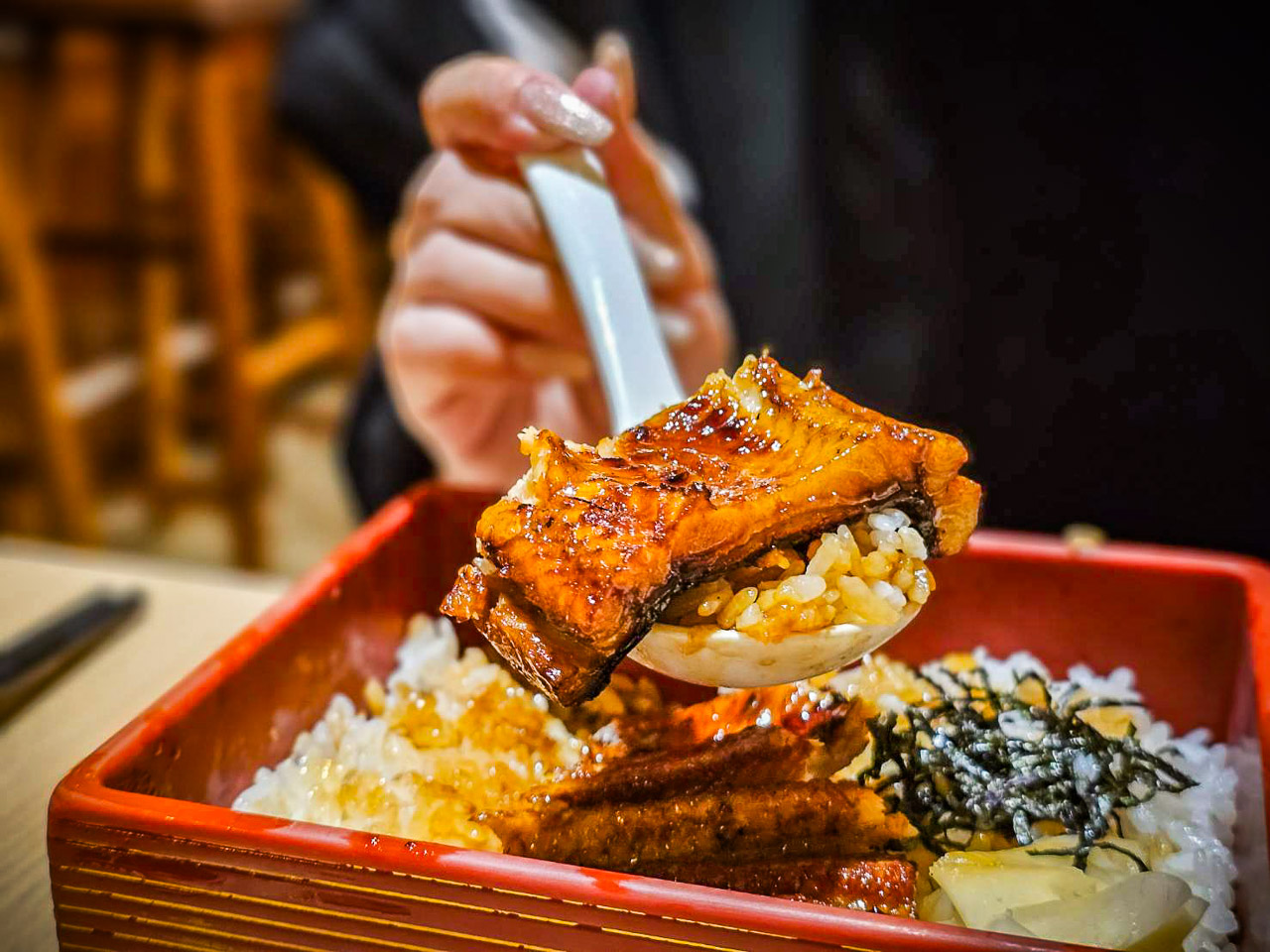 台南鰻魚飯,鰻丼作