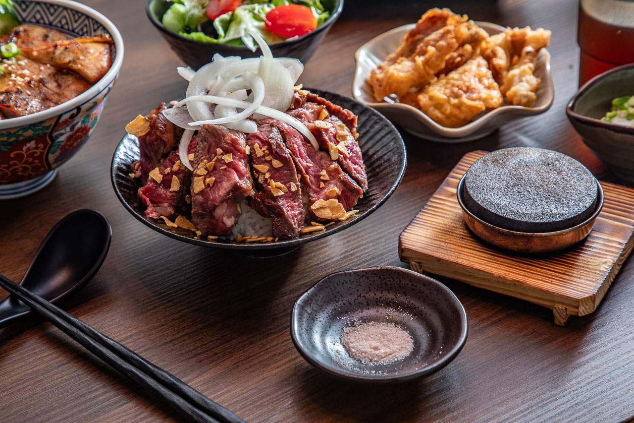 埔里美食,宮本武丼直火肉山燒肉丼埔里店
