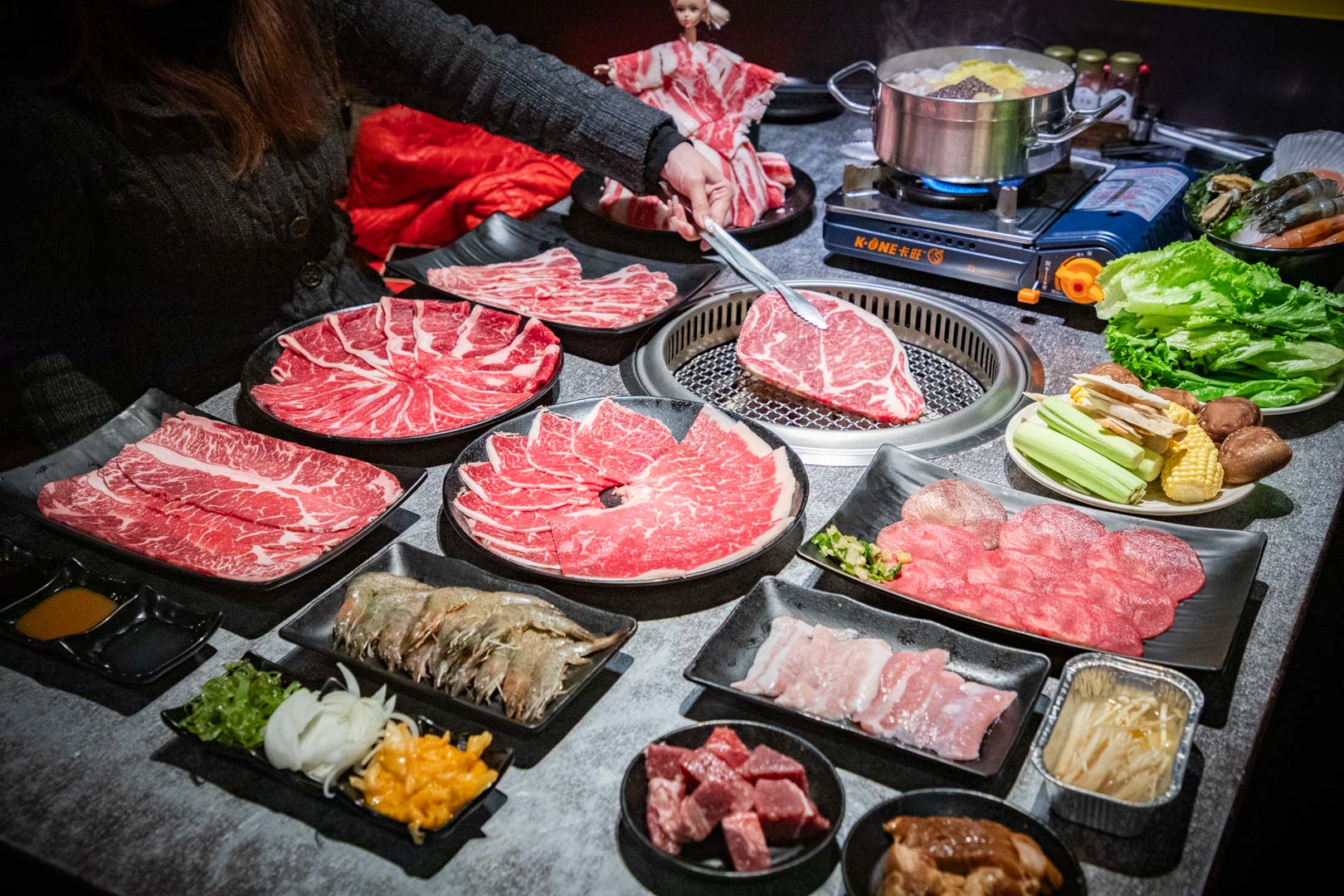 中壢燒肉吃到飽,中壢吃到飽,三柒燒肉專門店,中壢火烤兩吃,中壢美食 @大手牽小手。玩樂趣