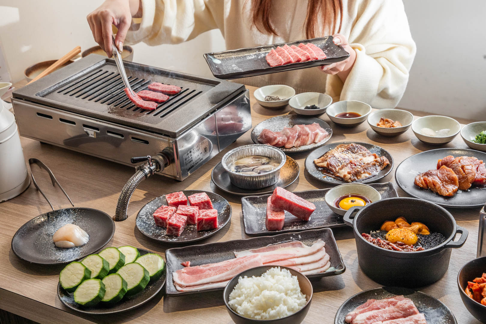 林口美食,林口燒肉,路易奇電力公司林口塑膠電廠,桃園燒肉,桃園美食 @大手牽小手。玩樂趣