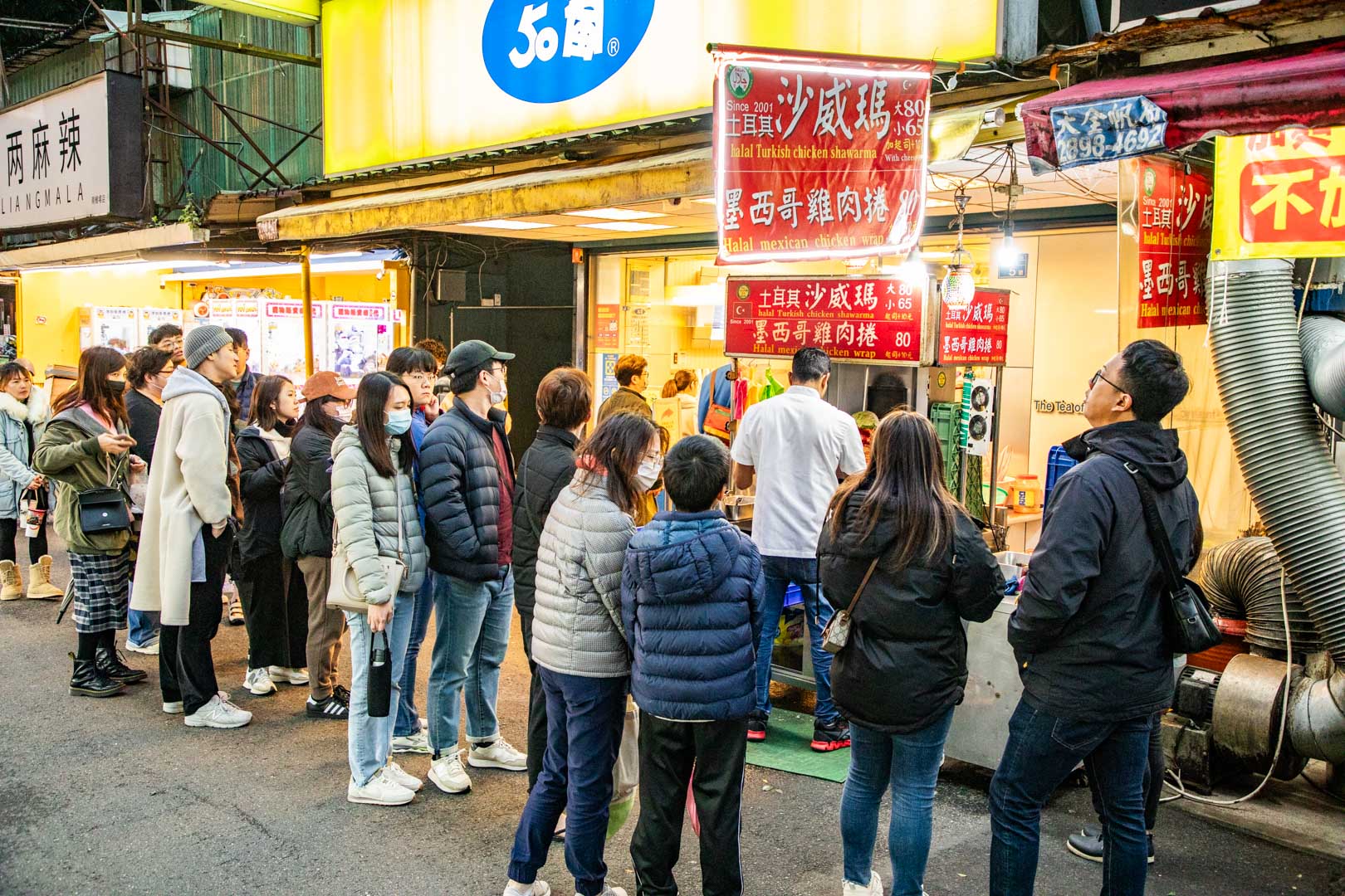 南機場夜市美食,南機場土耳其沙威瑪