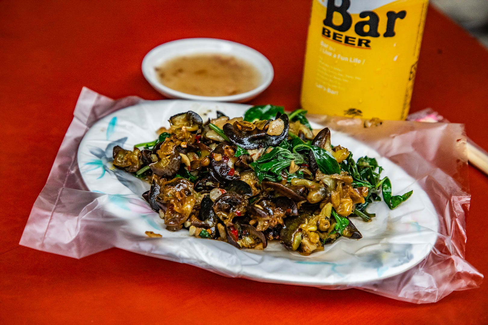 嘉義美食,生炒螺肉