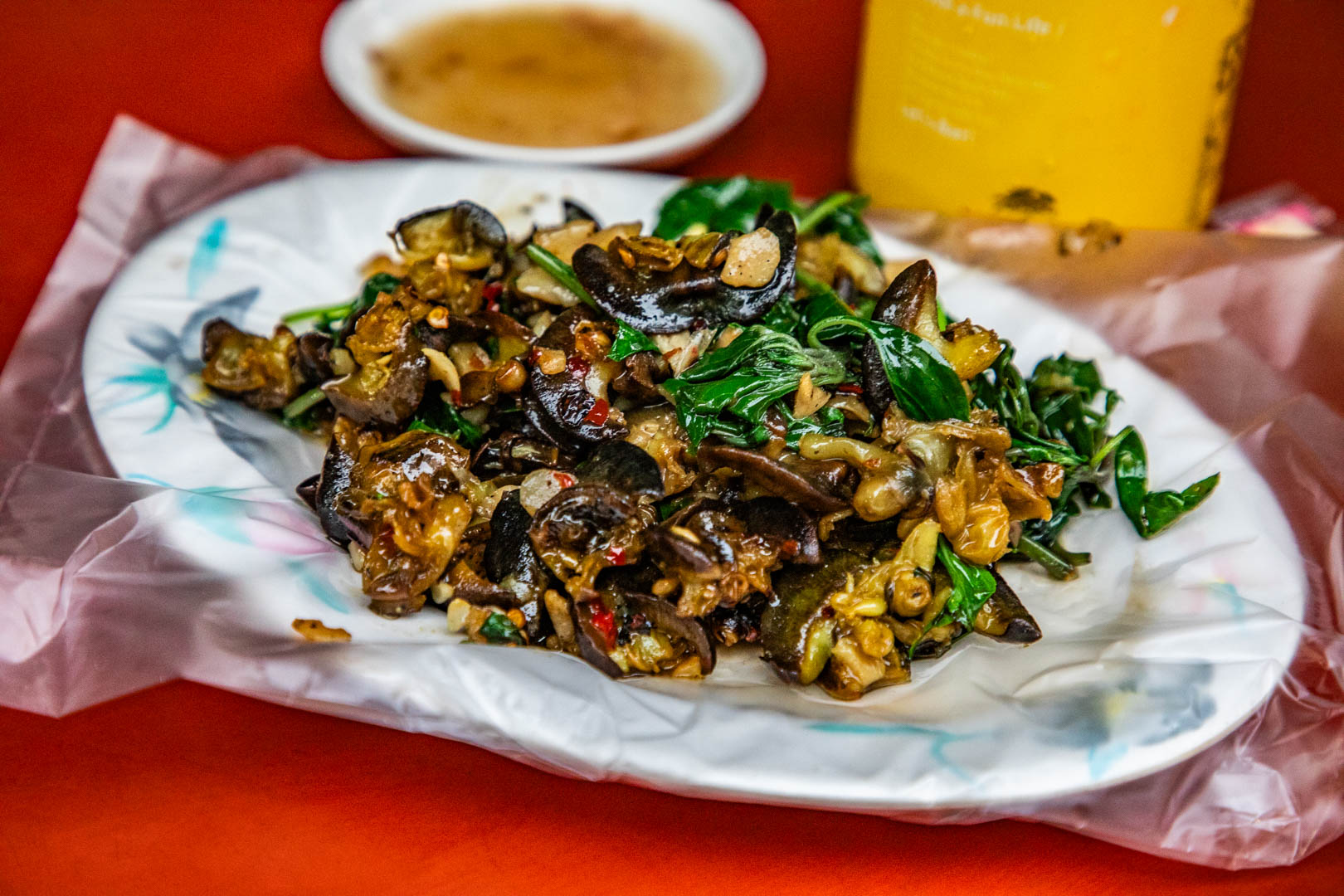 嘉義美食,嘉義小吃,嘉義文化路夜市美食,嘉義生炒螺肉,生炒螺肉 @大手牽小手。玩樂趣