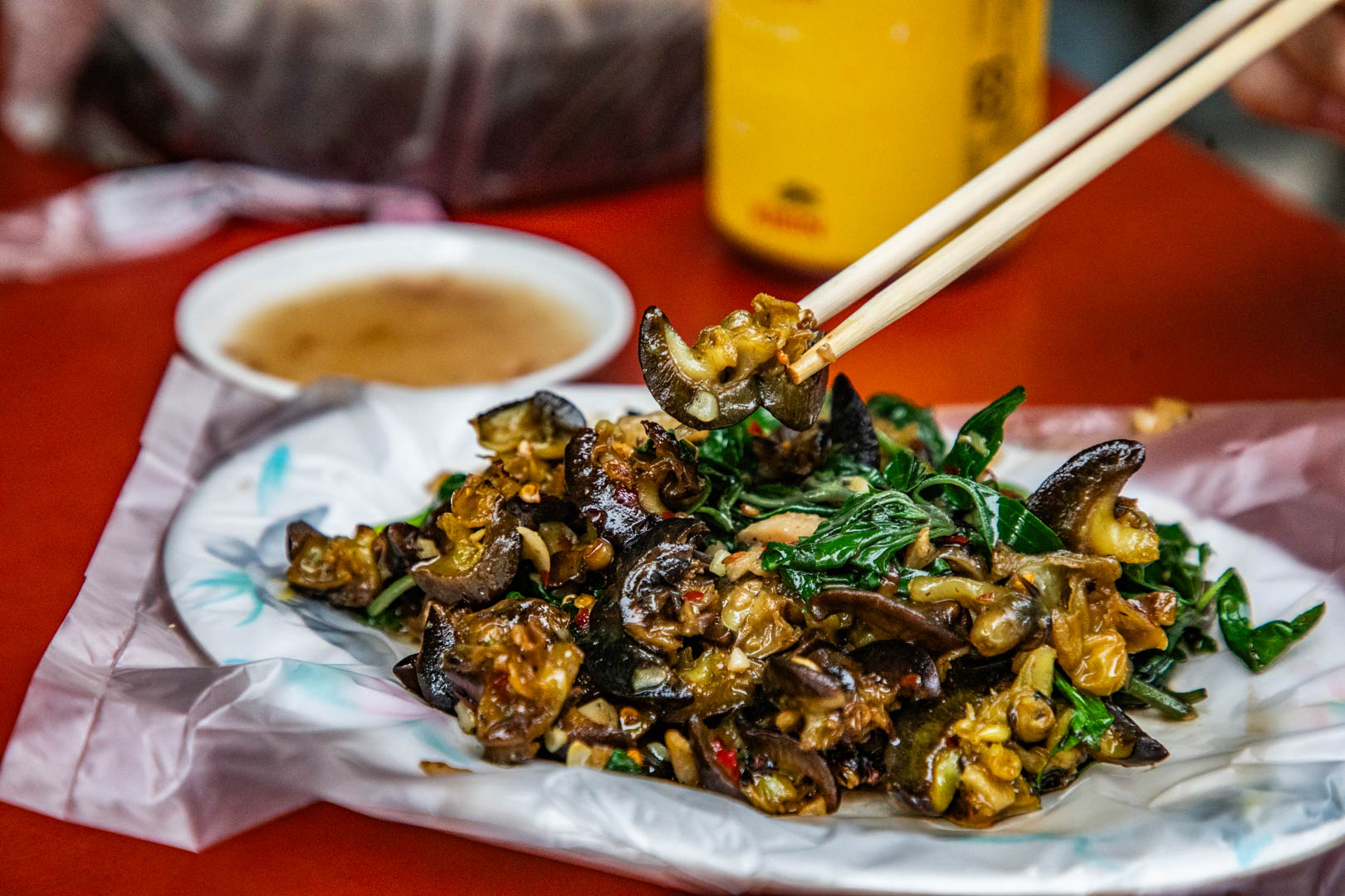 嘉義美食,生炒螺肉