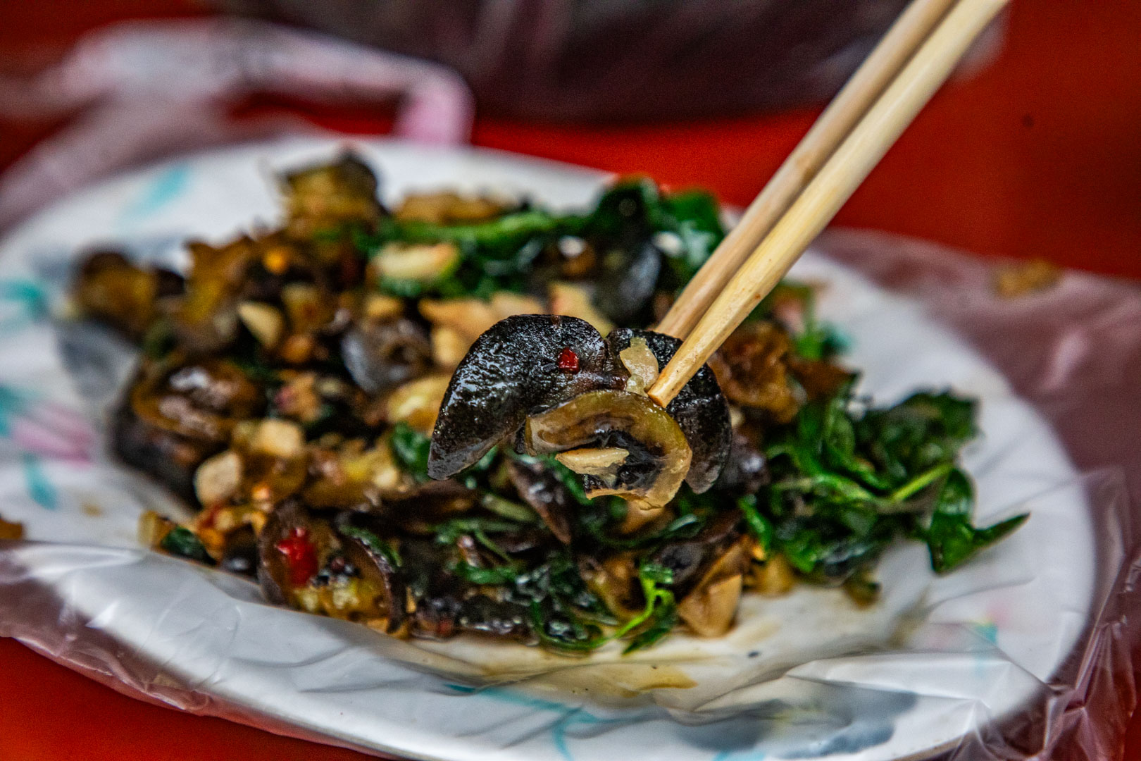 嘉義美食,生炒螺肉
