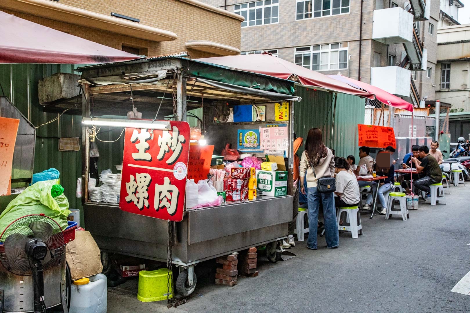 嘉義美食,生炒螺肉
