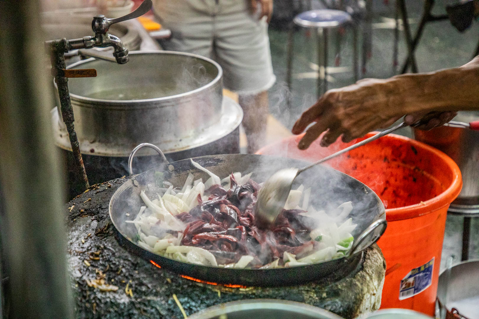 嘉義美食,羅山生炒鱔魚麵