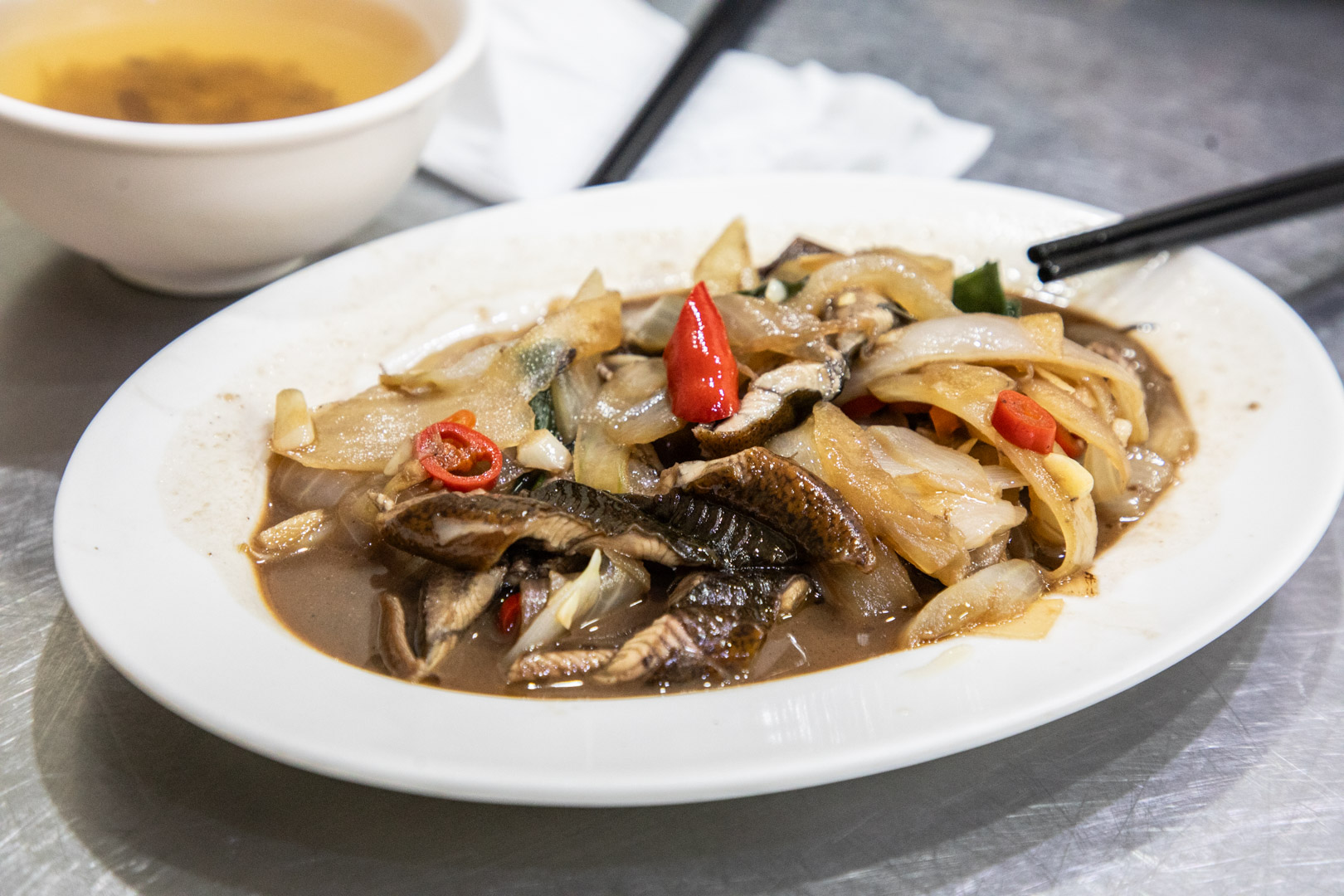 嘉義美食,羅山生炒鱔魚麵