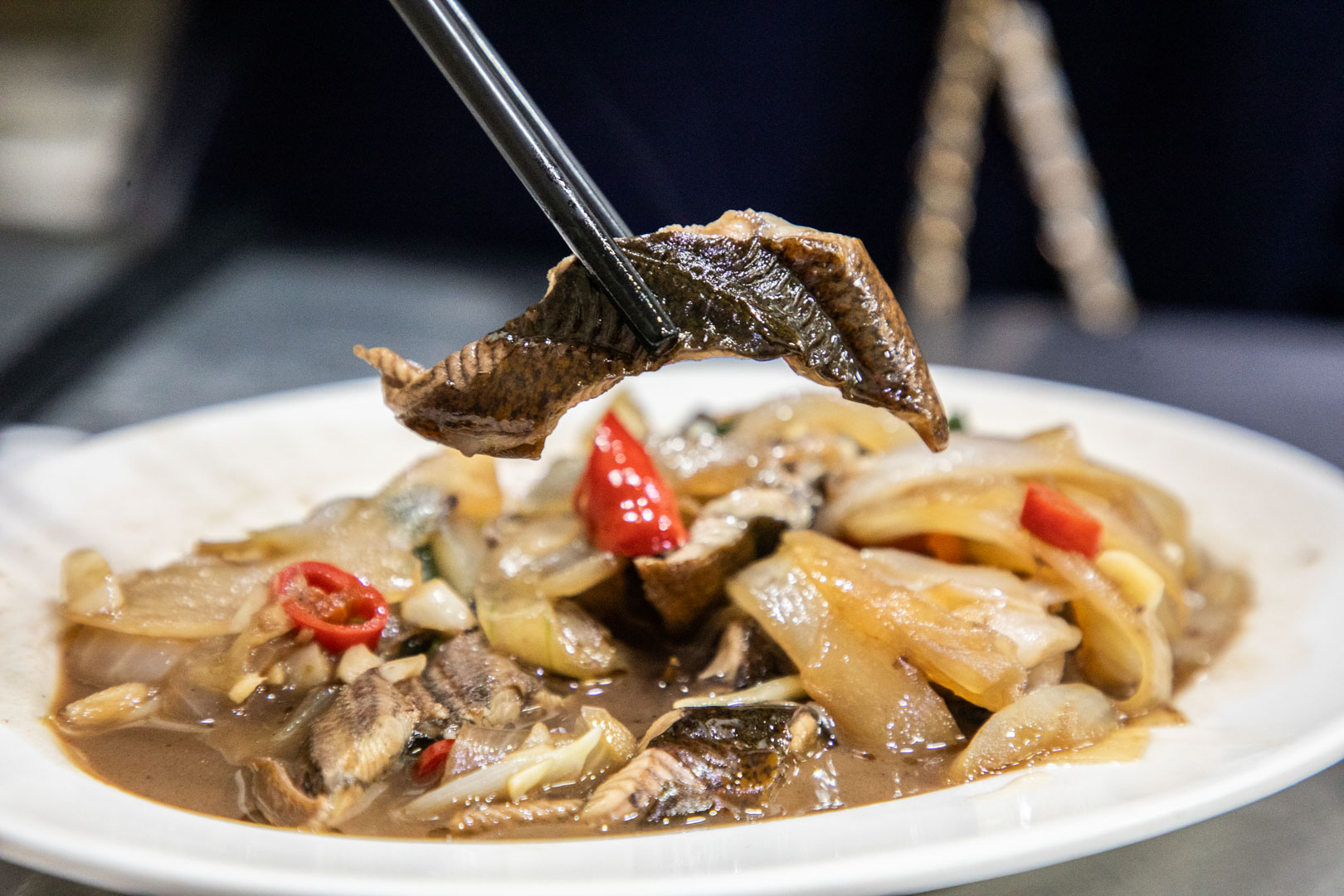嘉義美食,羅山生炒鱔魚麵