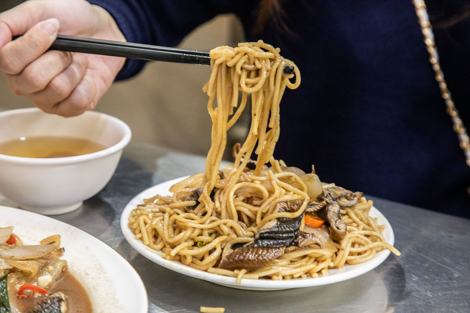 嘉義美食,羅山生炒鱔魚麵