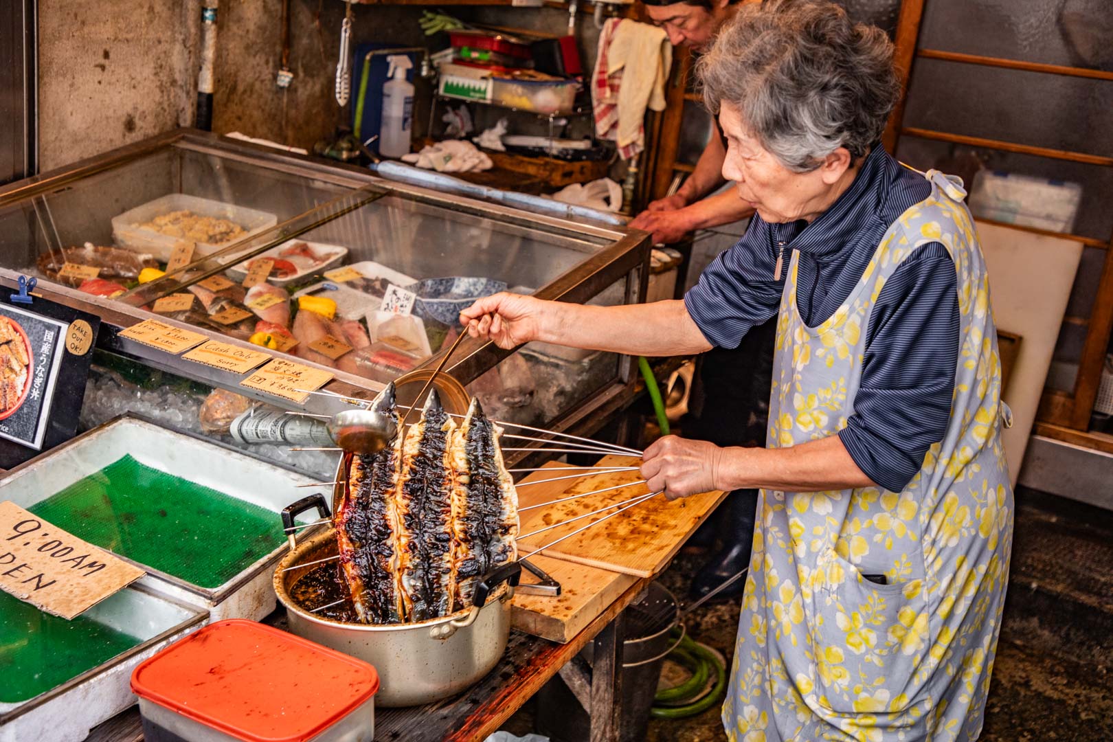 大阪黑門市場美食,鮮魚魚豐