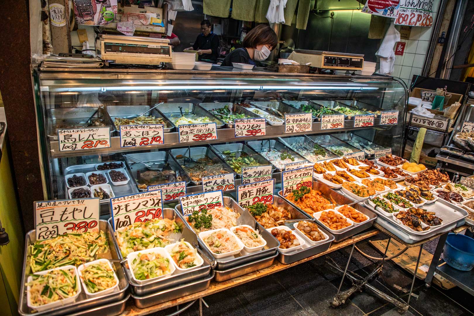 大阪黑門市場美食,關東煮石橋食品