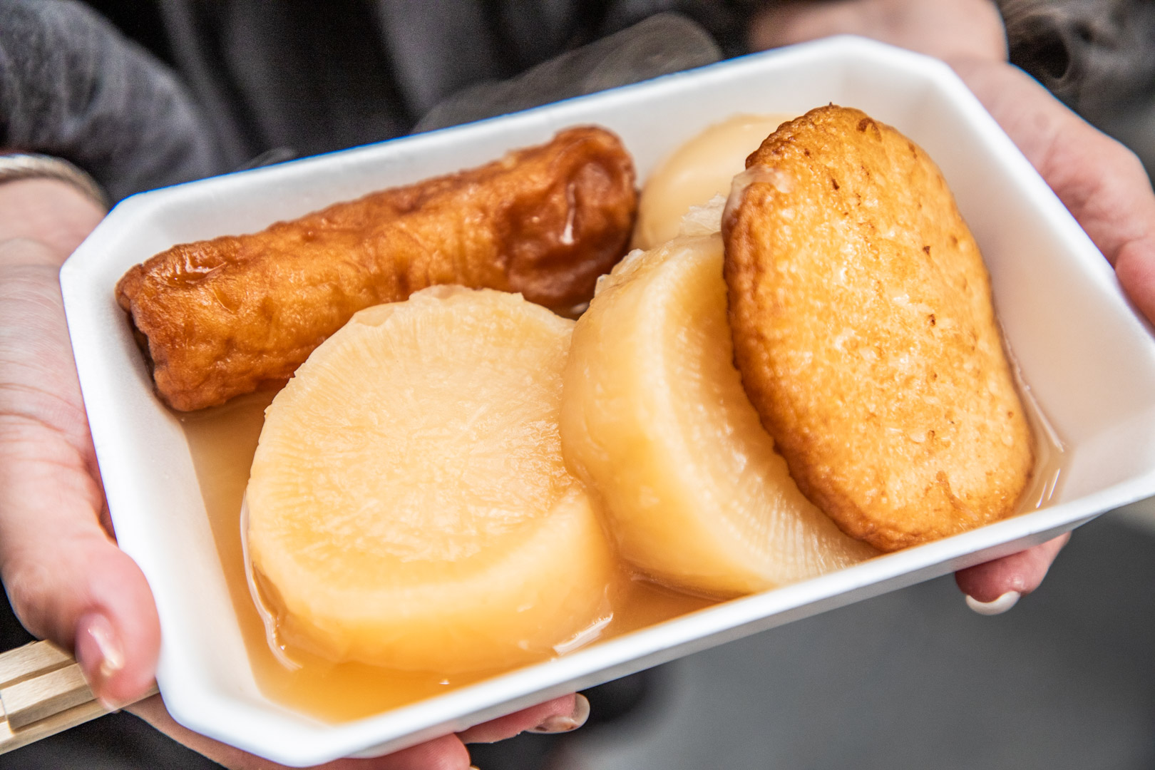 大阪黑門市場美食,關東煮石橋食品