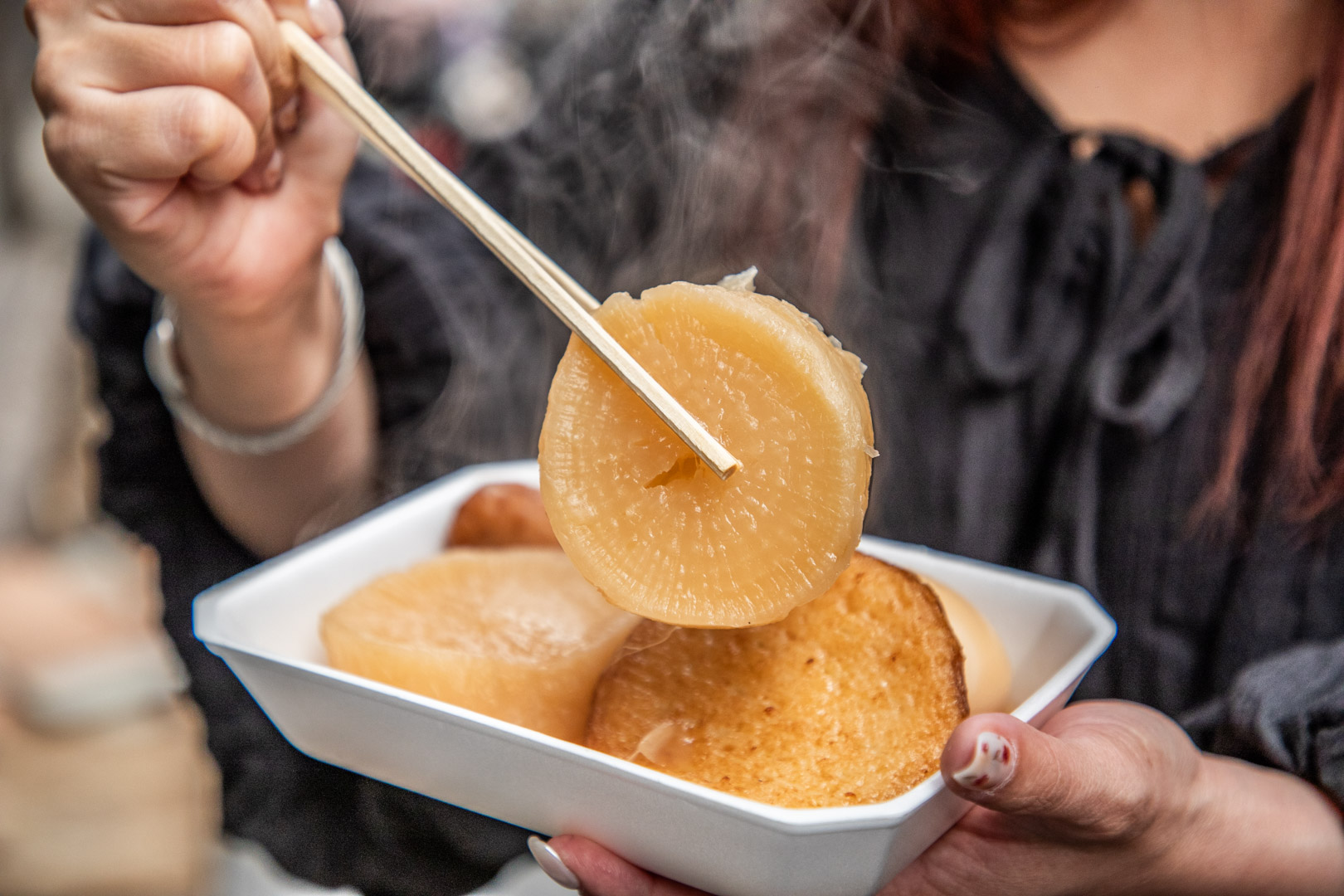 大阪黑門市場美食,關東煮石橋食品