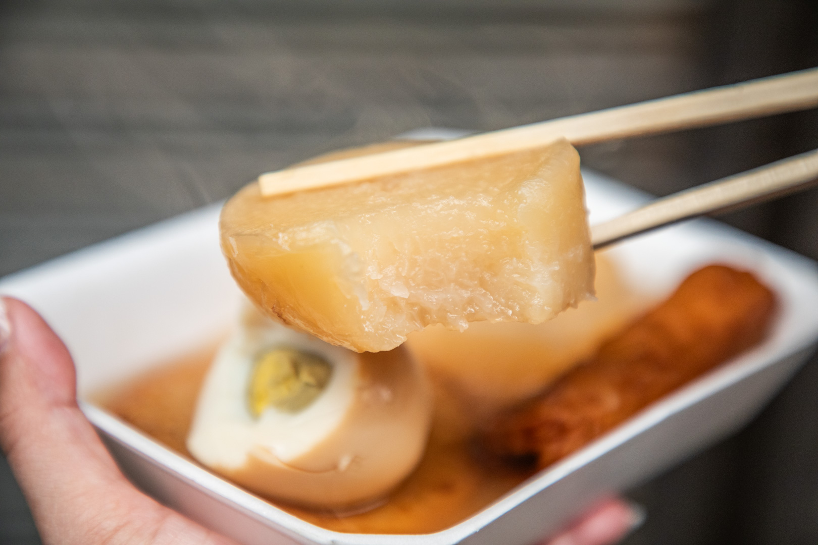 大阪黑門市場美食,關東煮石橋食品