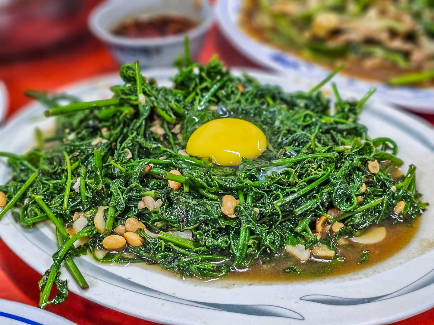 陽明山美食,阿月野菜快炒