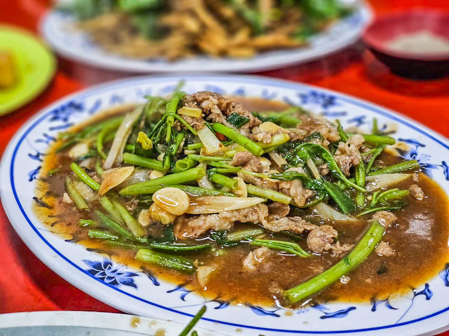 陽明山美食,阿月野菜快炒