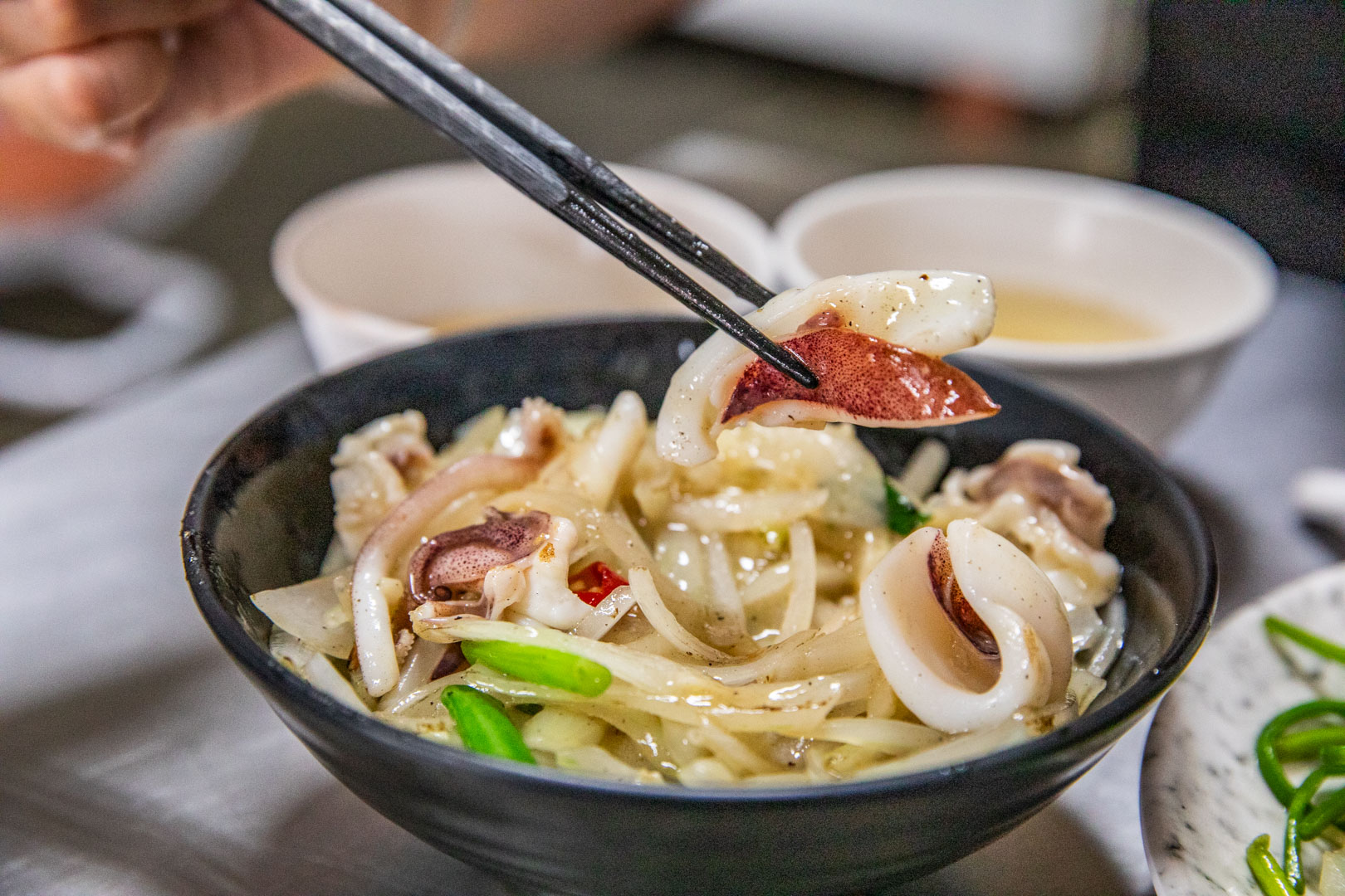 嘉義美食,老謝鱔魚花枝麵