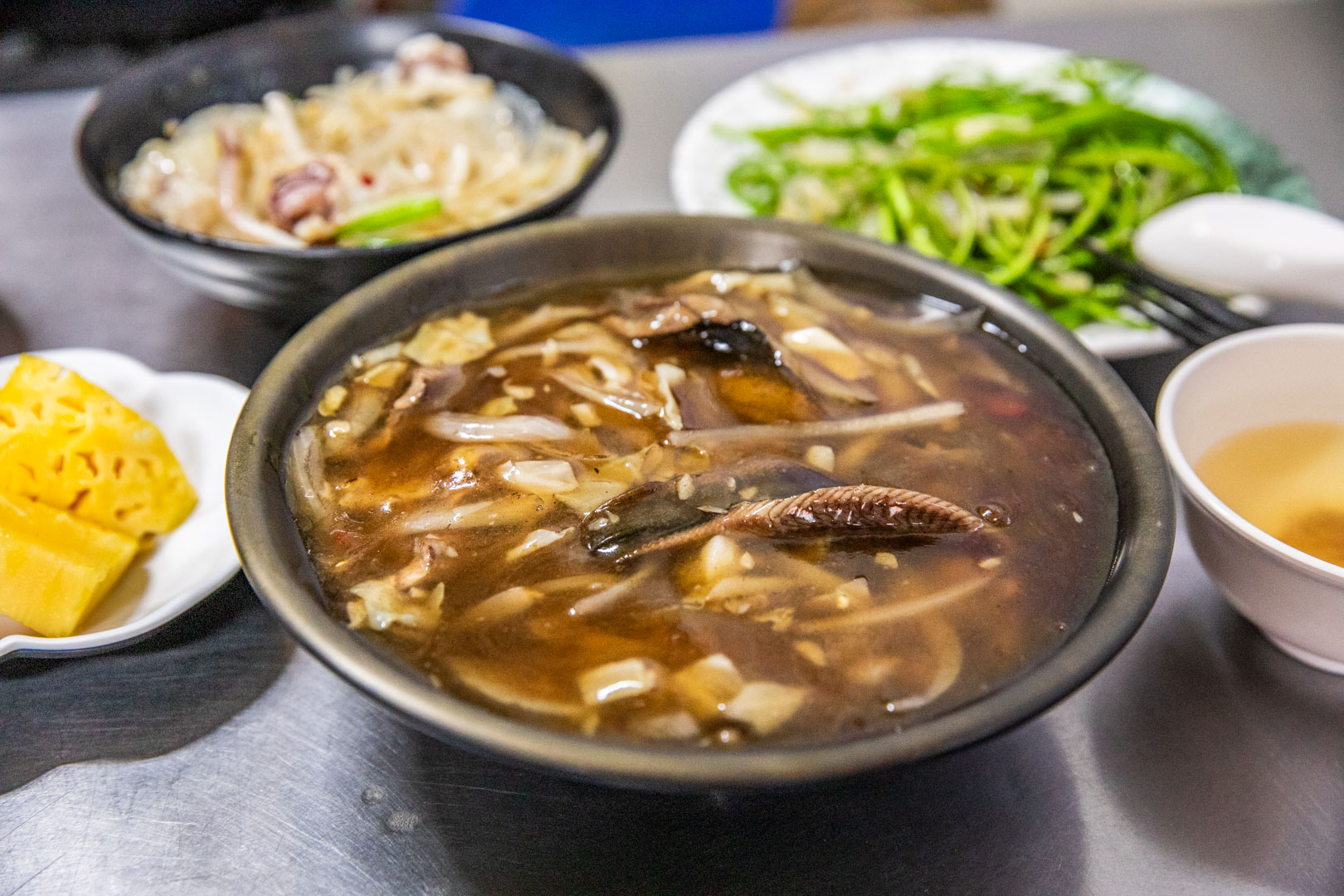 嘉義美食,老謝鱔魚花枝麵