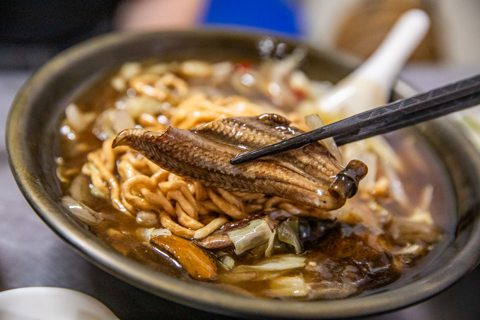 嘉義美食,老謝鱔魚花枝麵