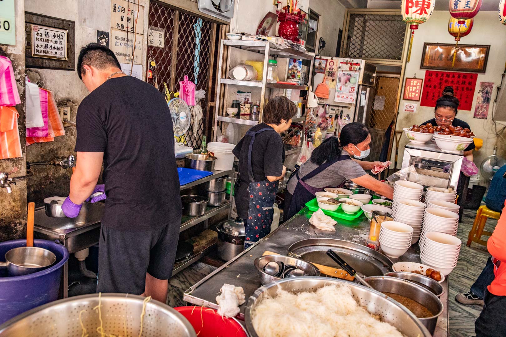 台南美食,穎川水餃店