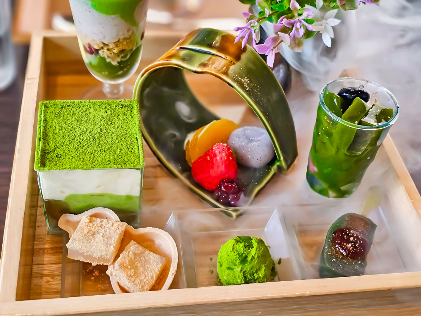 京都抹茶甜點,French cafe CHASEN 高台寺