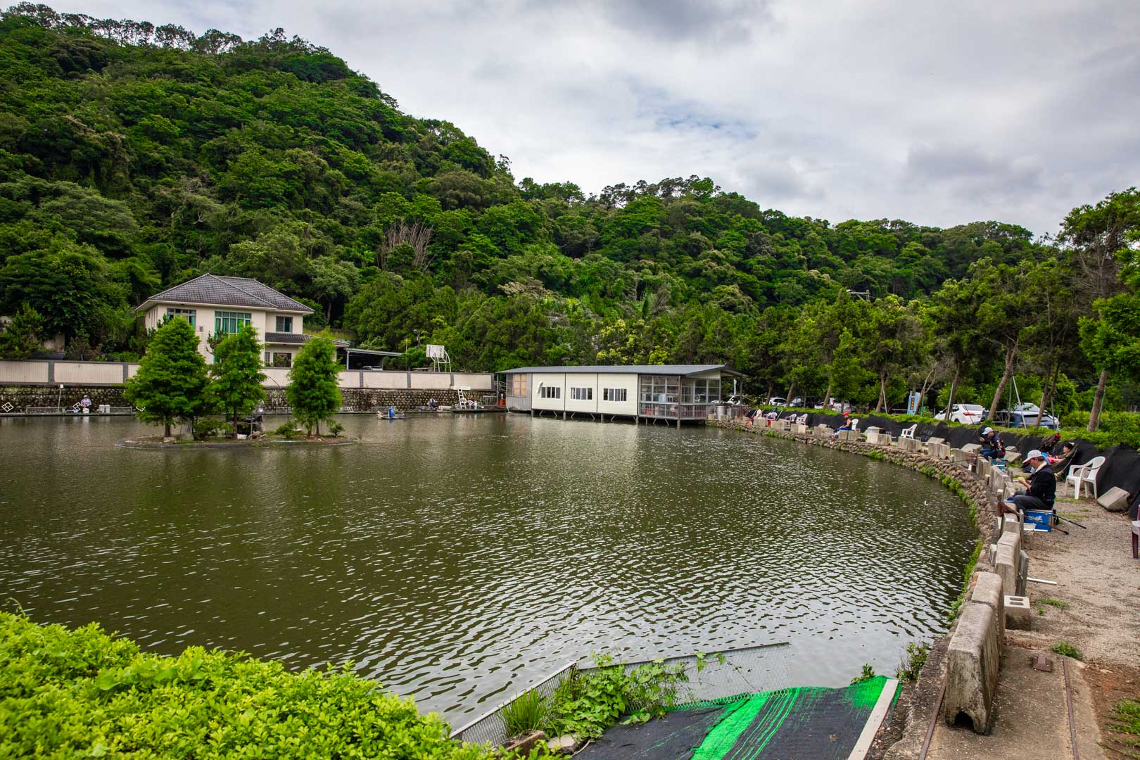 龍潭美食,三步五食休閒魚池