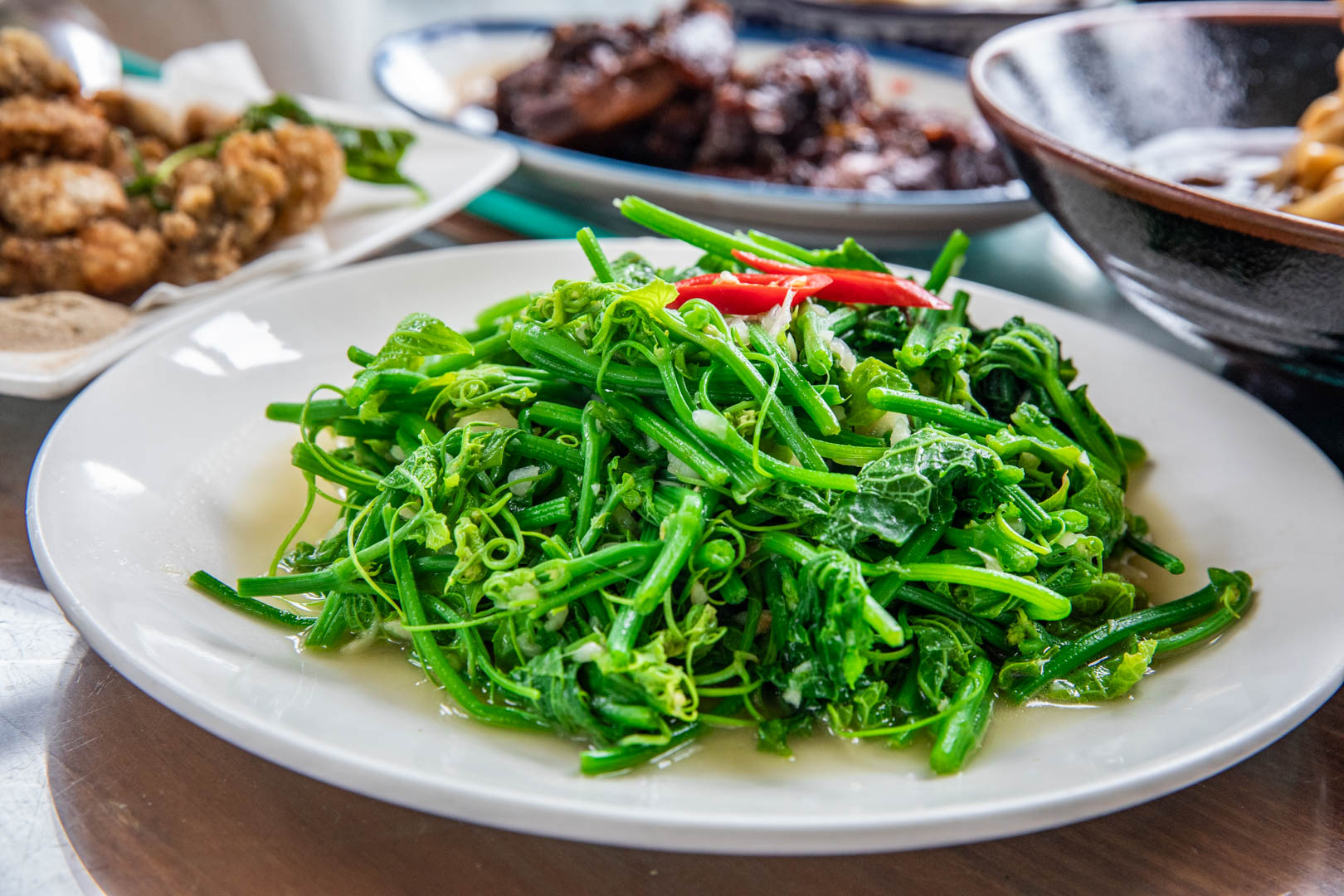 龍潭美食,三步五食休閒魚池