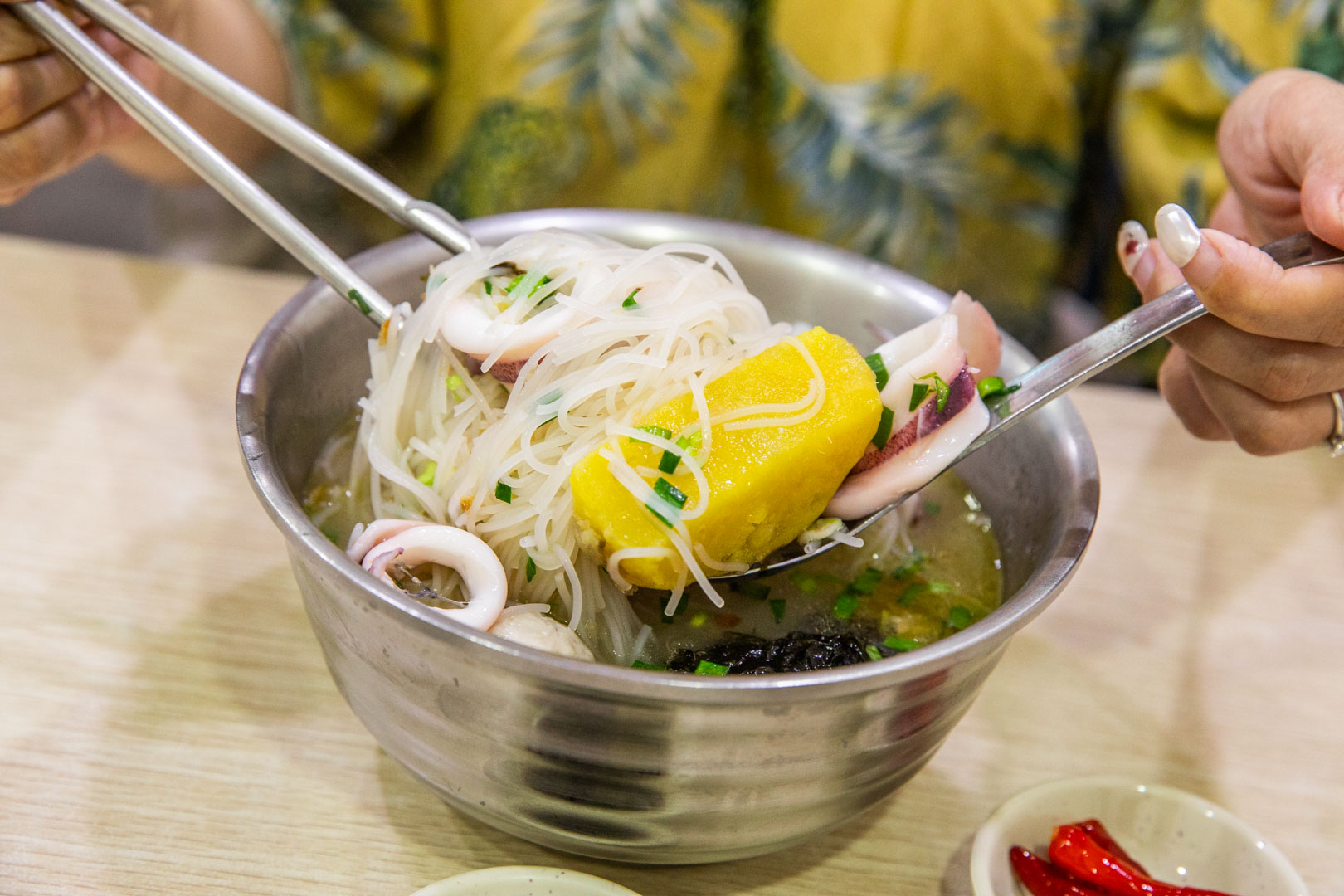 花蓮美食,職饗雞湯小卷米粉