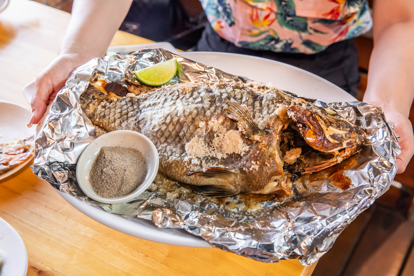 花蓮聚餐,花蓮無菜單料理,娜滋滋烤魚,花蓮美食,花蓮烤魚 @大手牽小手。玩樂趣