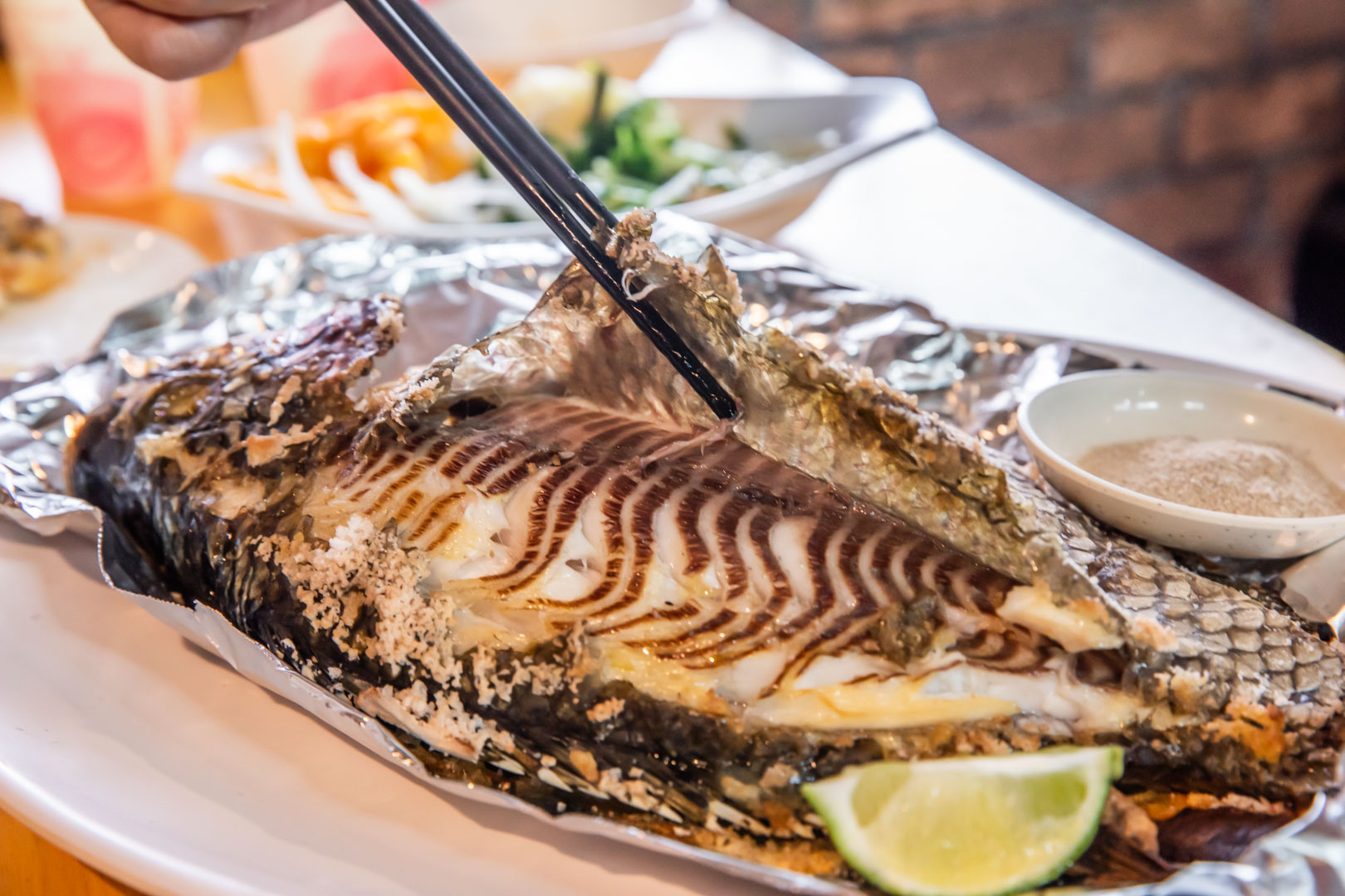 花蓮美食,娜滋滋烤魚