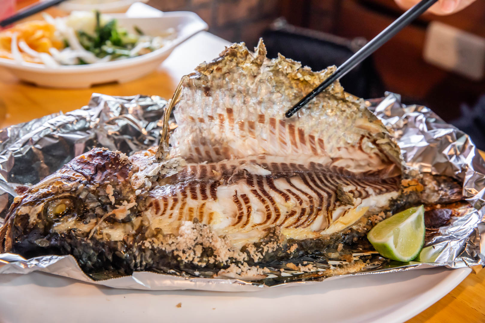 花蓮美食,娜滋滋烤魚