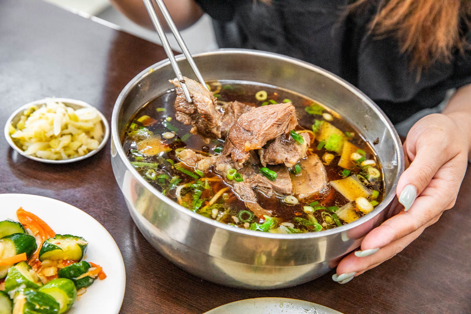台中美食,台中小吃,台中牛肉麵,家傳口福牛肉麵 @大手牽小手。玩樂趣