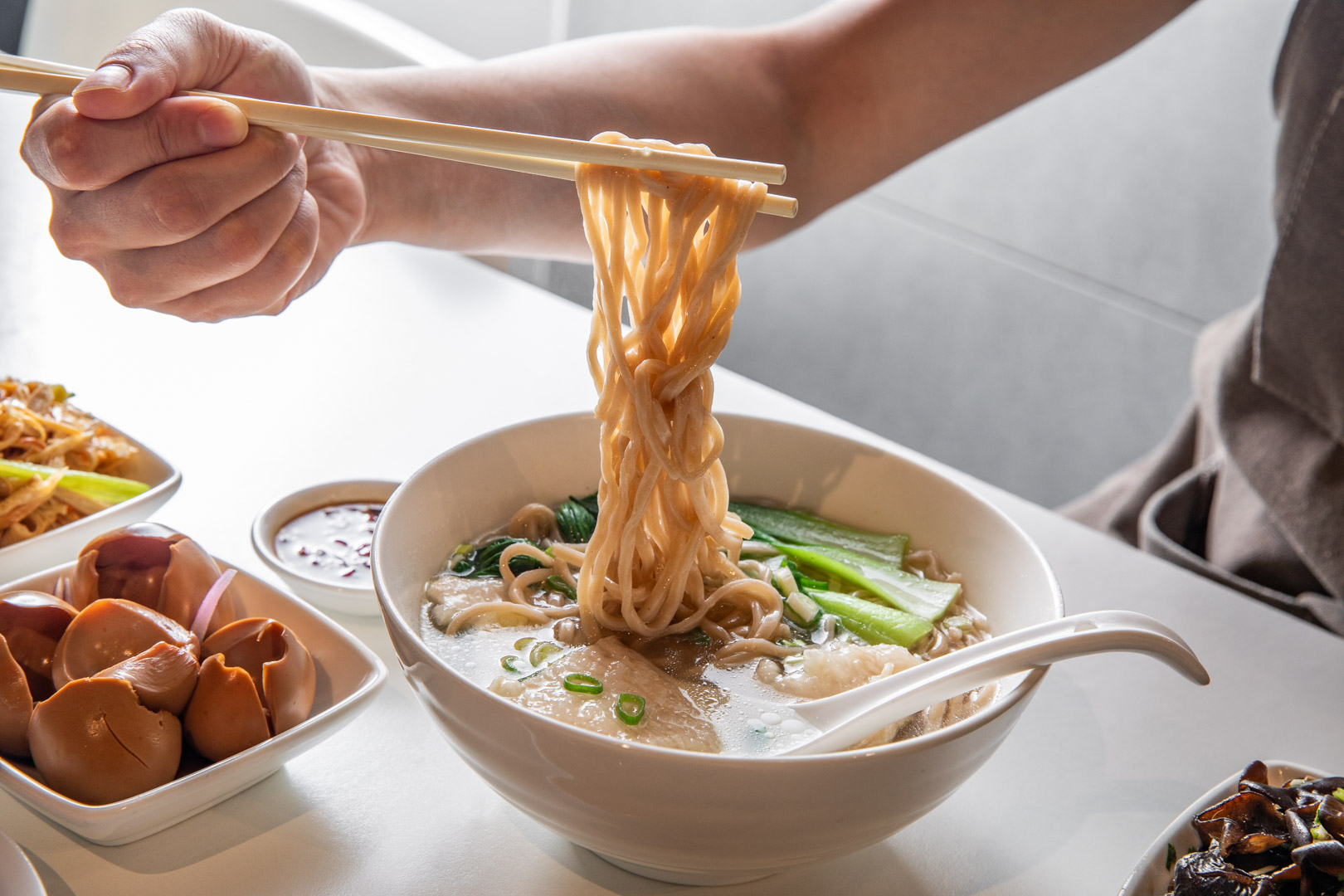 台北內湖美食,文湖21雞湯麵