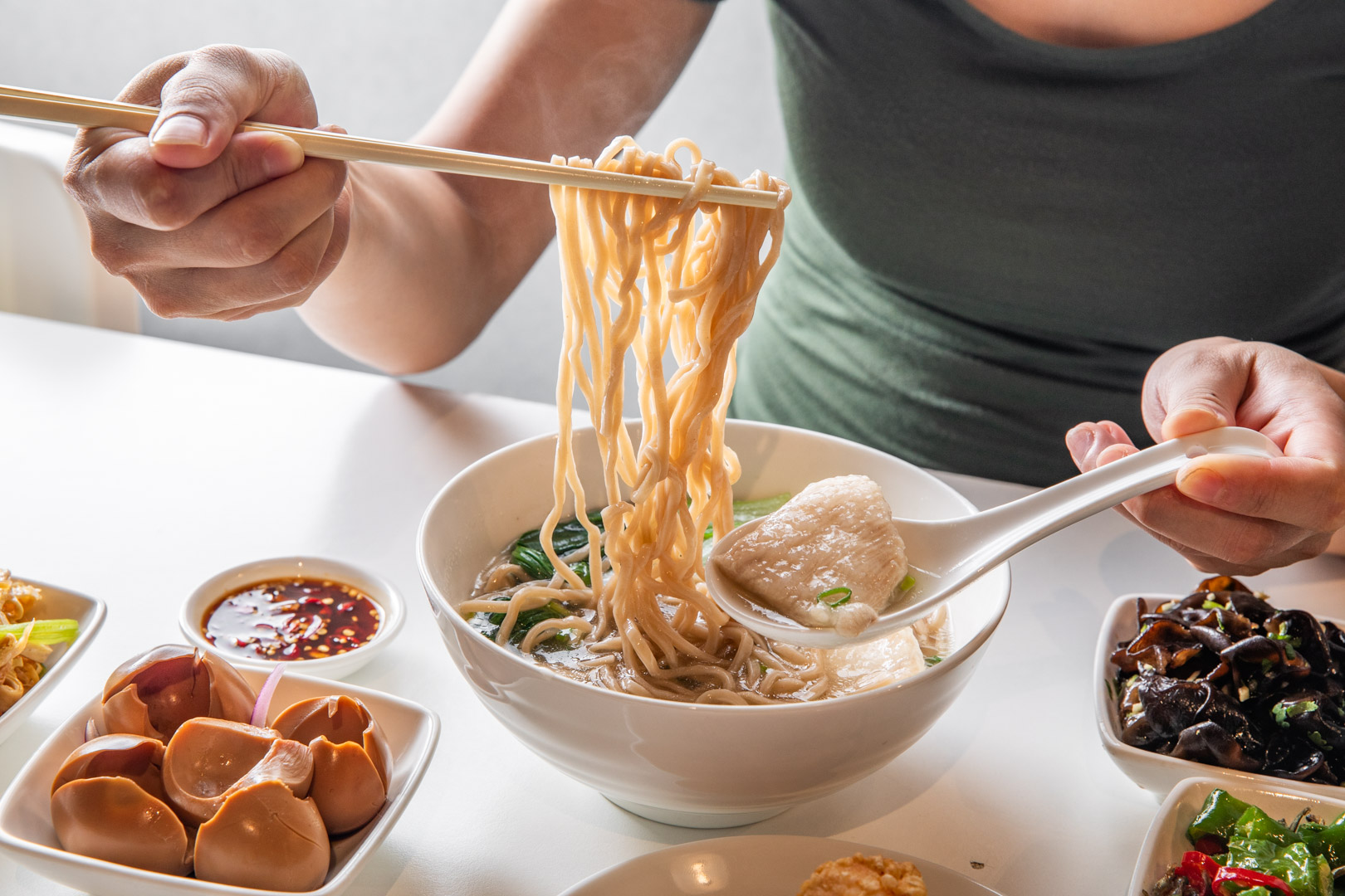 台北內湖美食,文湖21雞湯麵