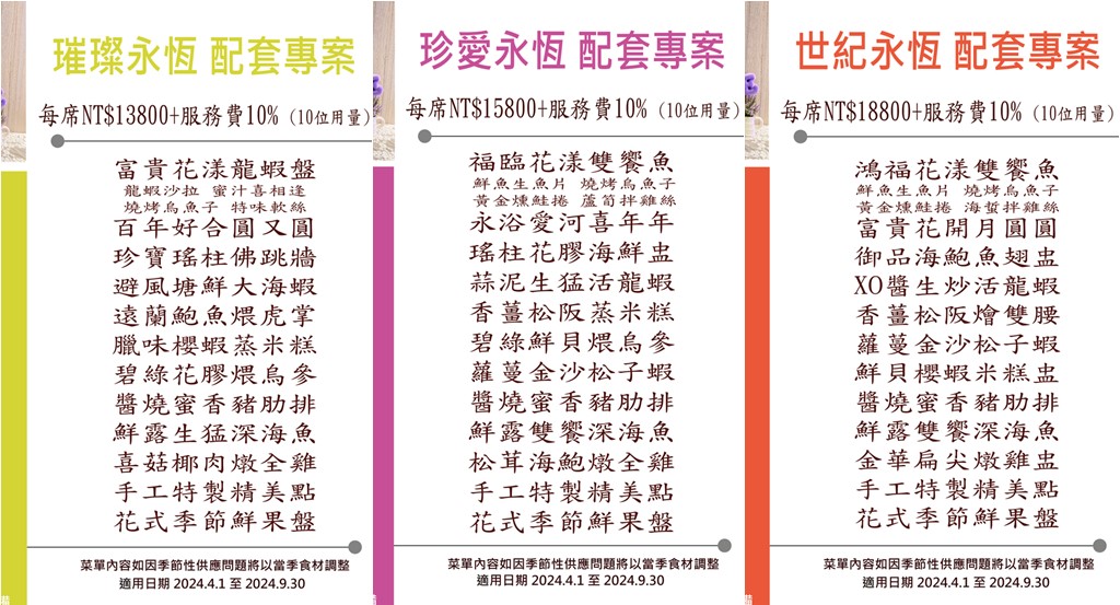 中和婚宴會館,宇禾田宴會館