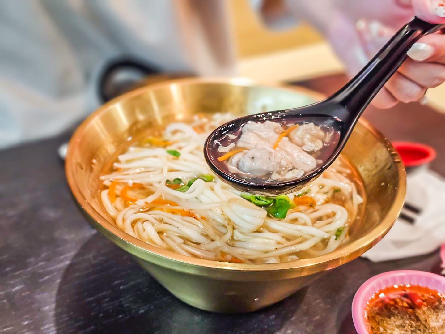 中原美食,林永方手工湯包麵線赤肉羹