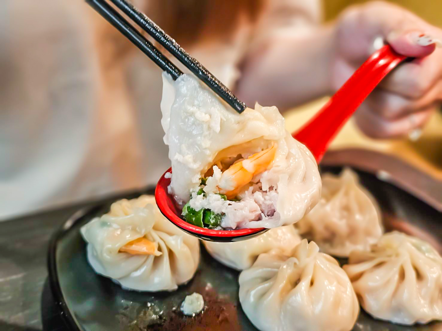 中原美食,林永方手工湯包麵線赤肉羹