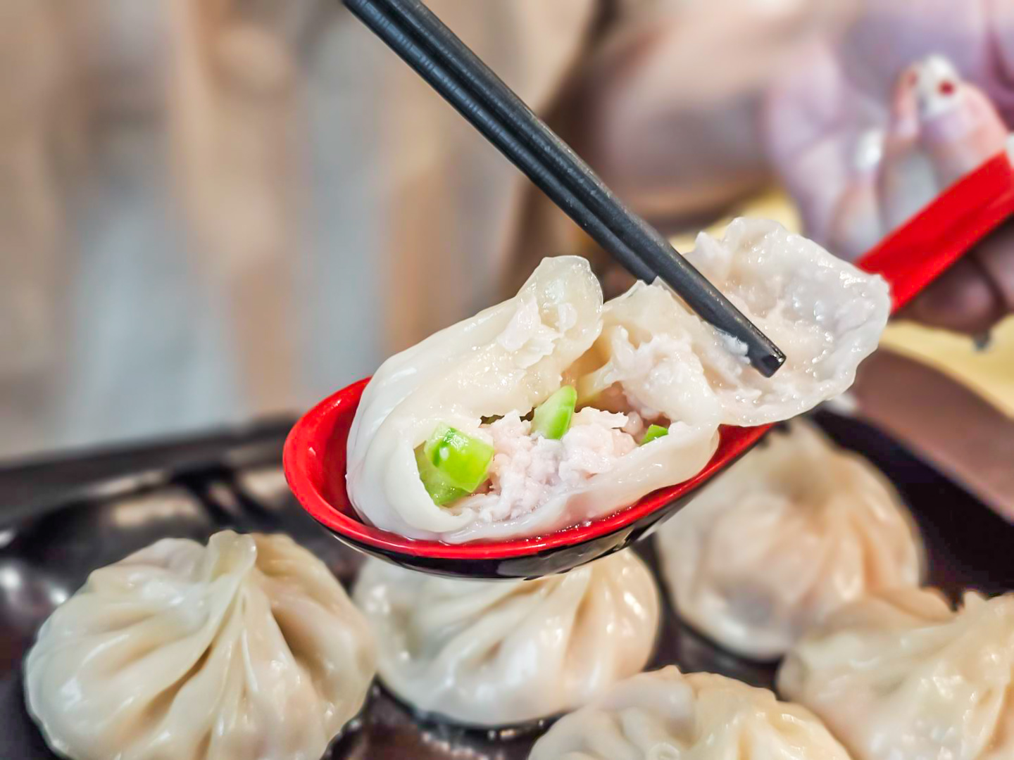 中原美食,林永方手工湯包麵線赤肉羹