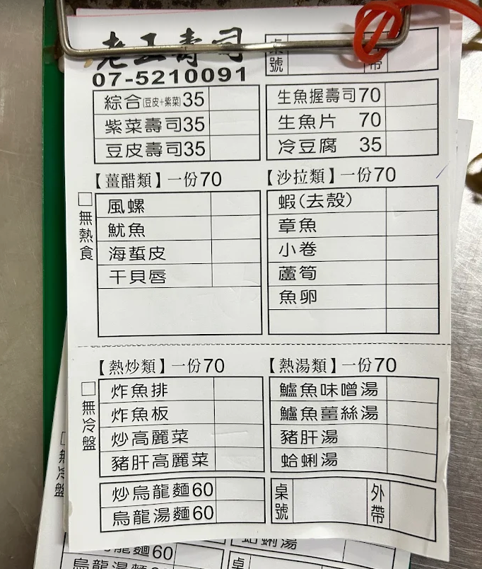 高雄日本料理,老王壽司