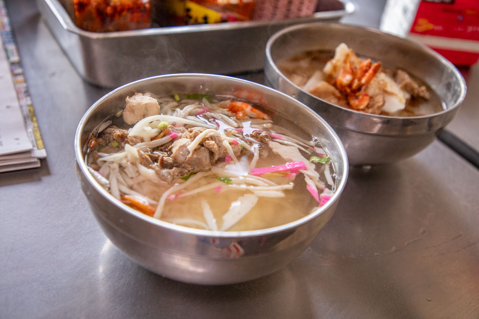 東港美食,秋月肉粿、飯湯