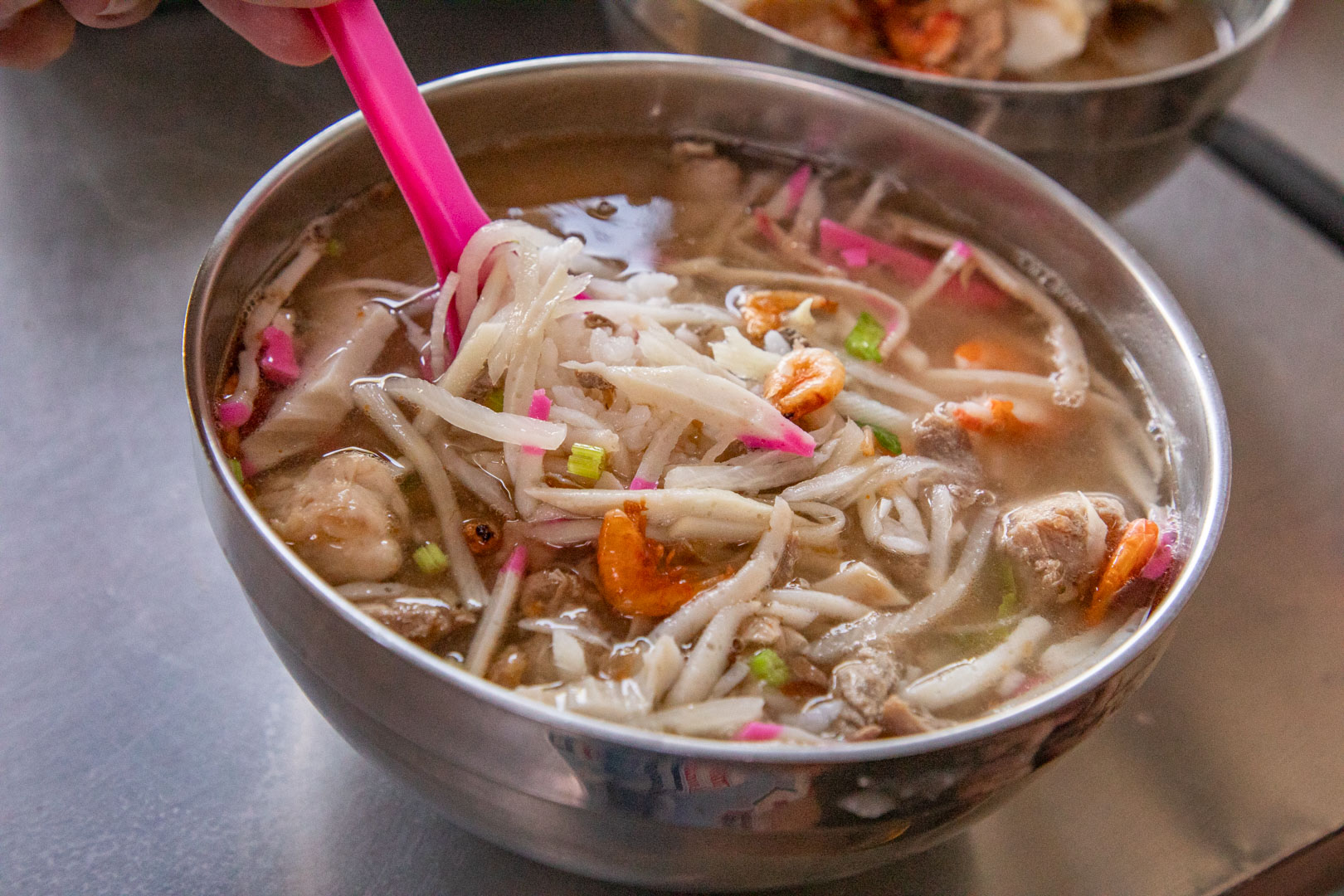 東港美食,秋月肉粿、飯湯