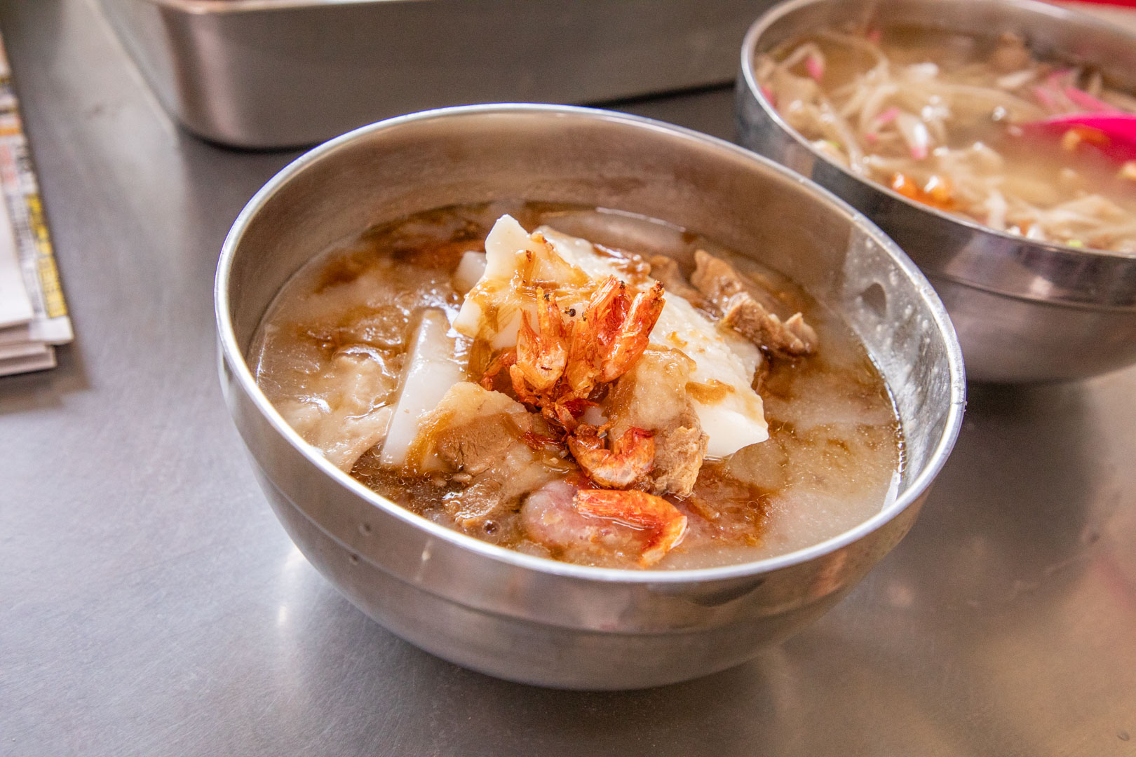 東港美食,秋月肉粿、飯湯