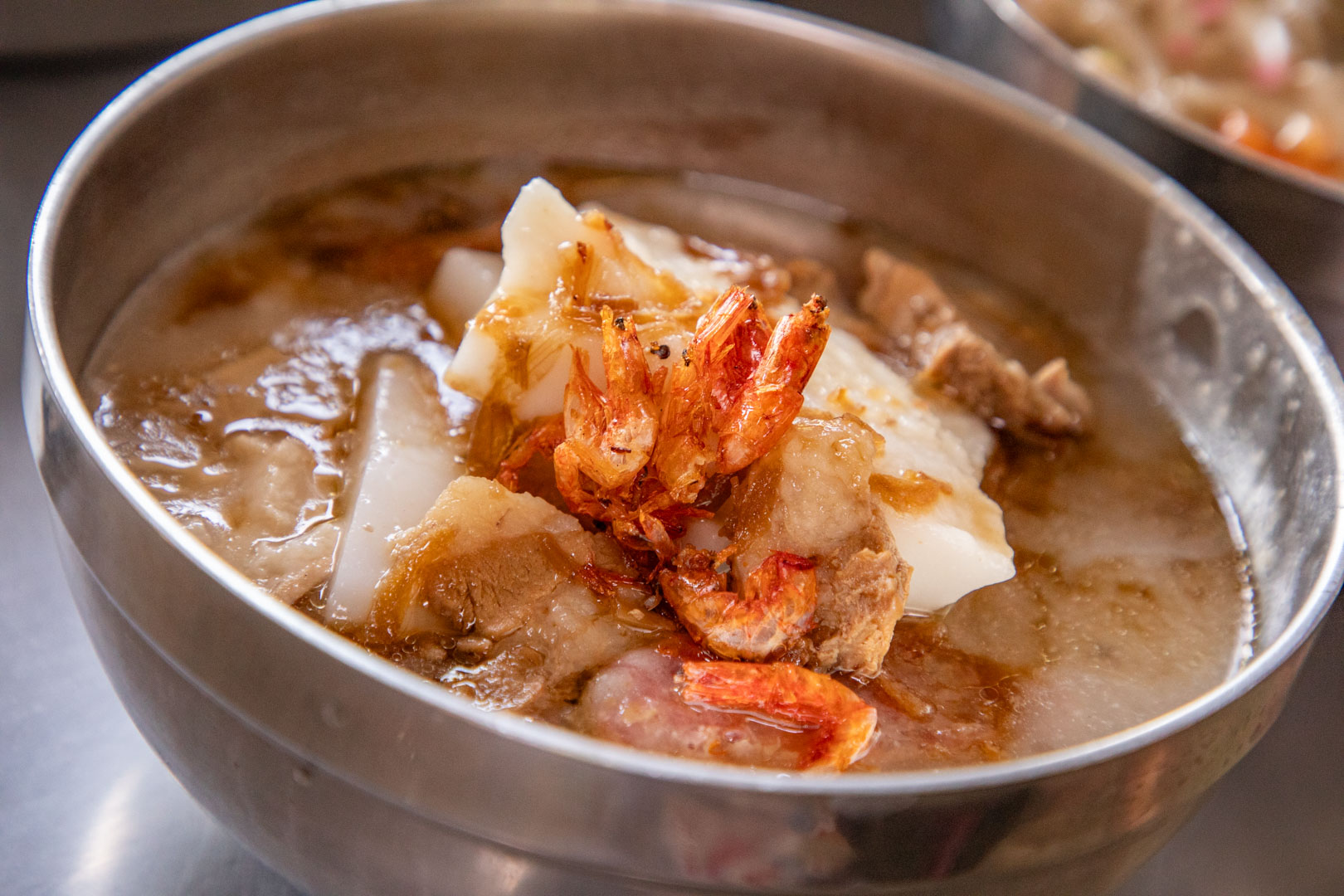東港美食,秋月肉粿、飯湯