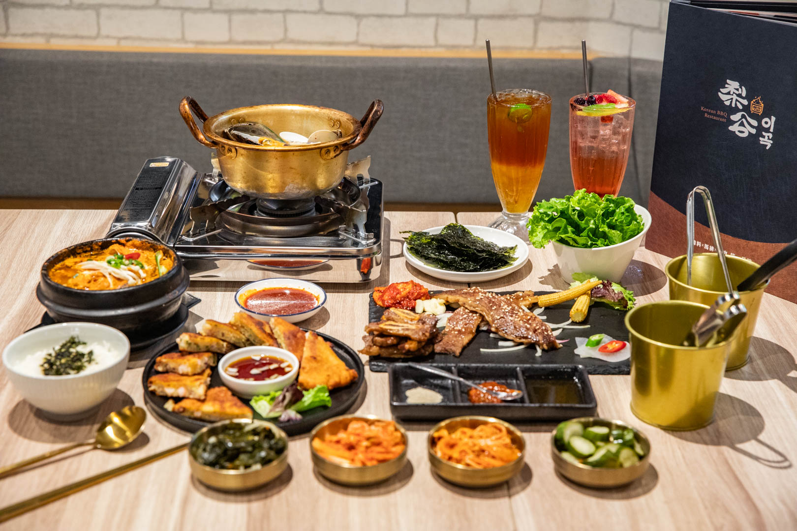 台北韓式料理,信義區韓式料理,信義ATT美食,信義ATT韓式料理,梨谷韓式鐵板炭火烤肉信義ATT店,梨谷韓式鐵板炭火烤肉,信義區美食 @大手牽小手。玩樂趣